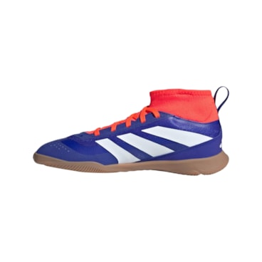 Chuteira Futsal Adidas Predator 24 League Infantil - Azul/Branca