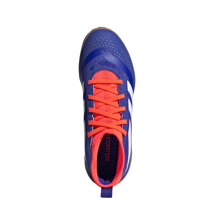 Chuteira Futsal Adidas Predator 24 League Infantil - Azul/Branca
