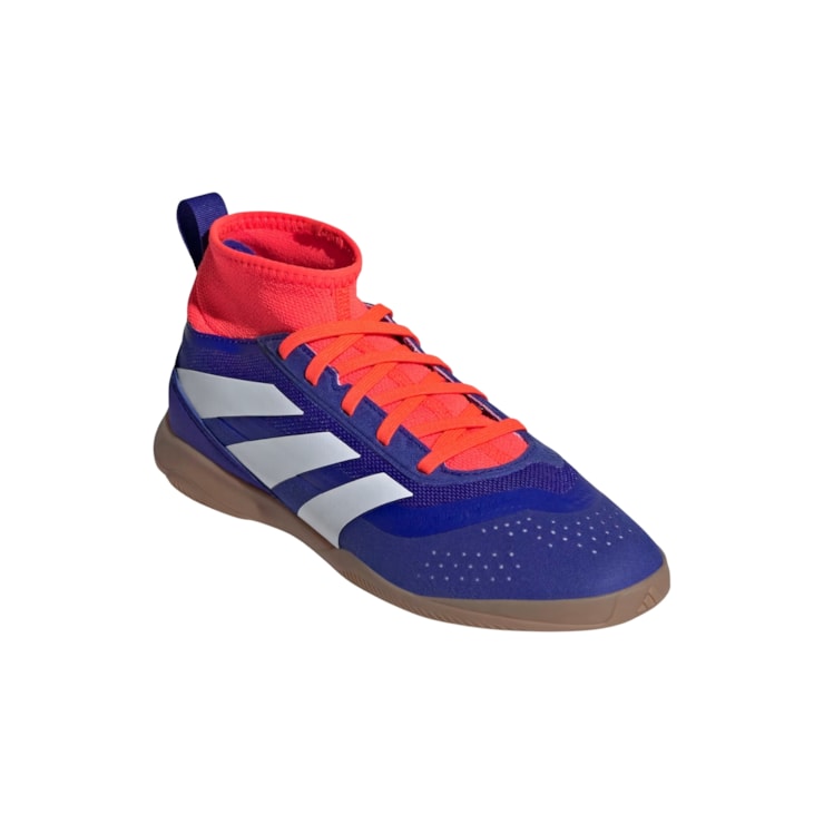 Chuteira Futsal Adidas Predator 24 League Infantil - Azul/Branca