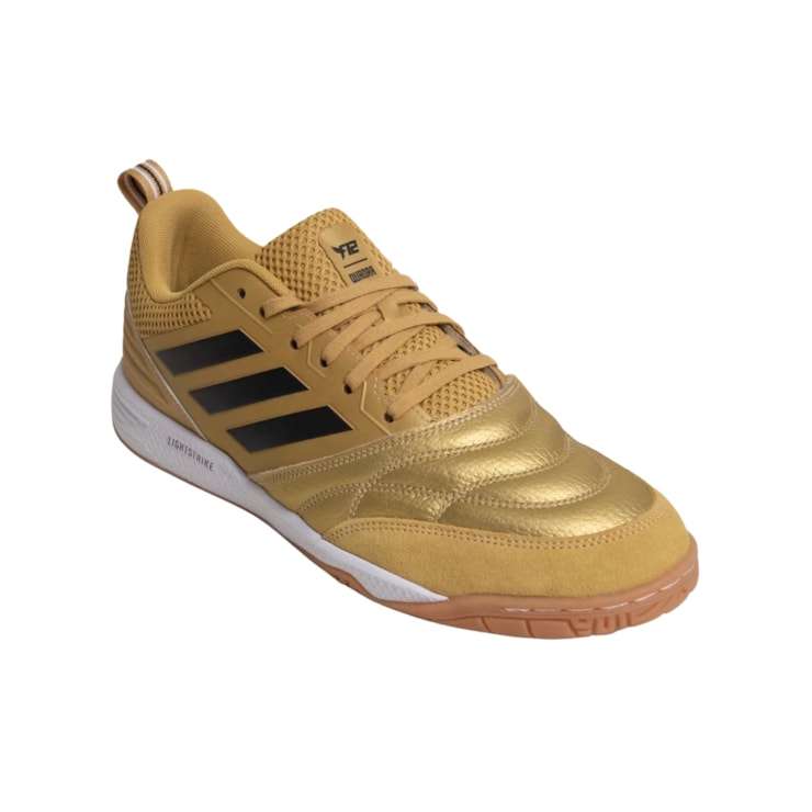 Chuteira Futsal Adidas Quadra F12 Masculina - Dourada