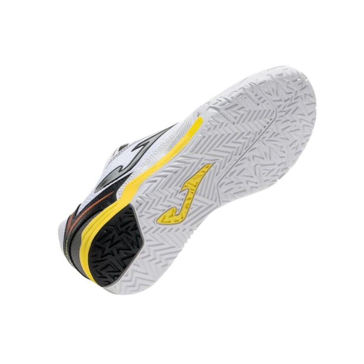Chuteira Futsal Joma Dribling 26 Masculina - Branca/Amarela