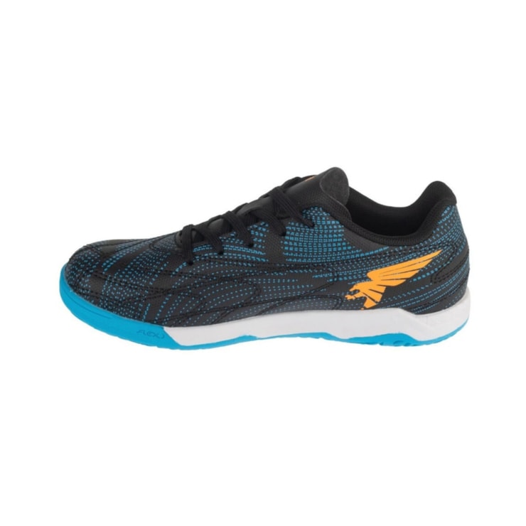 Chuteira Futsal Joma Evolution Infantil - Preta/Laranja