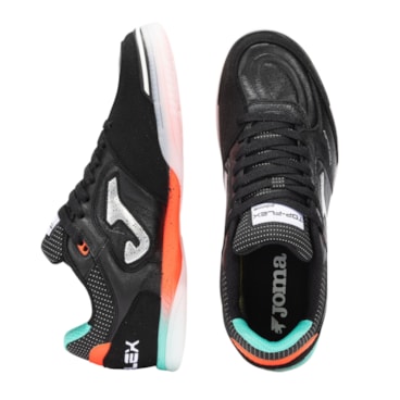 Chuteira Futsal Joma Top Flex 25 Masculina - Preta