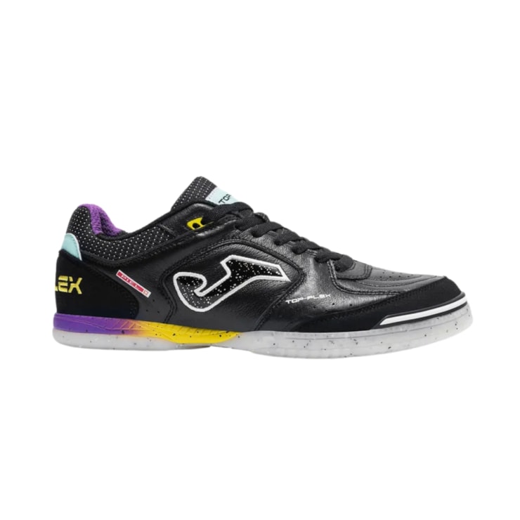 Chuteira Futsal Joma Top Flex Masculina - Preta/Roxa