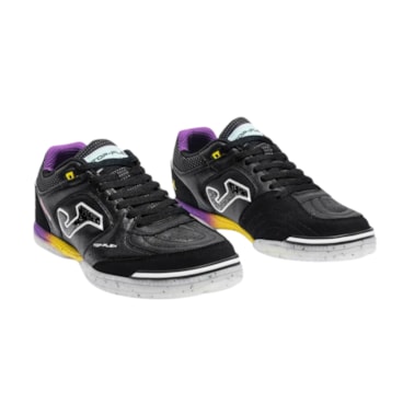 Chuteira Futsal Joma Top Flex Masculina - Preta/Roxa