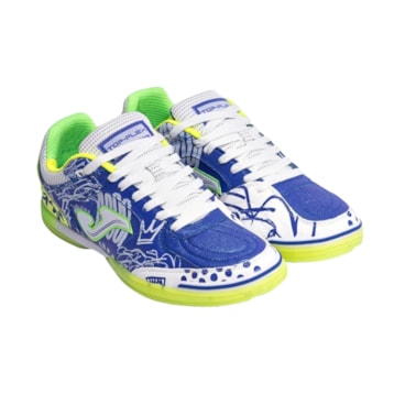 Chuteira Futsal Joma Top Flex Pito Masculina - Azul