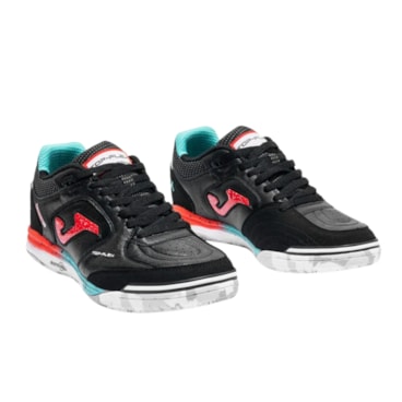 Chuteira Futsal Joma Top Flex Rebound Masculina - Preta/Vermelha
