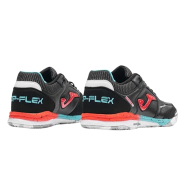 Chuteira Futsal Joma Top Flex Rebound Masculina - Preta/Vermelha