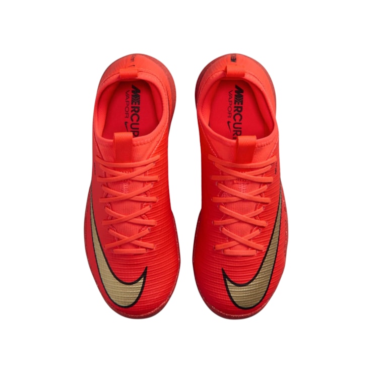 Chuteira Futsal Nike Mercurial Vapor 17 Academy Ic Infantil - Vermelha
