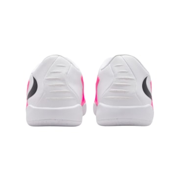 Chuteira Futsal Nike Phantom 6 Academy Low Masculina - Branca/Rosa