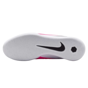 Chuteira Futsal Nike Phantom 6 Academy Low Masculina - Branca/Rosa