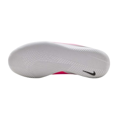 Chuteira Futsal Nike Phantom 6 Club Low IC Infantil - Rosa/Branca