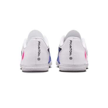 Chuteira Futsal Nike Phantom 6 Club Low Infantil - Azul/Branca