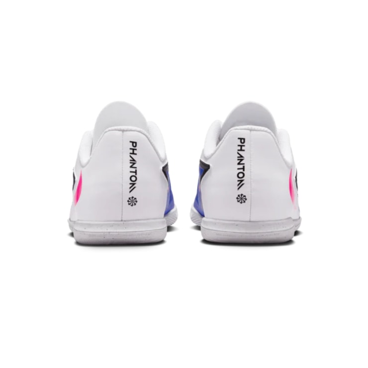 Chuteira Futsal Nike Phantom 6 Club Low Infantil - Azul/Branca