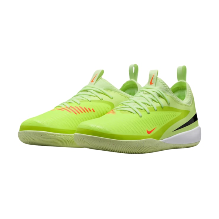 Chuteira Futsal Nike Phantom 6 Low Academy Ic Infantil - Verde