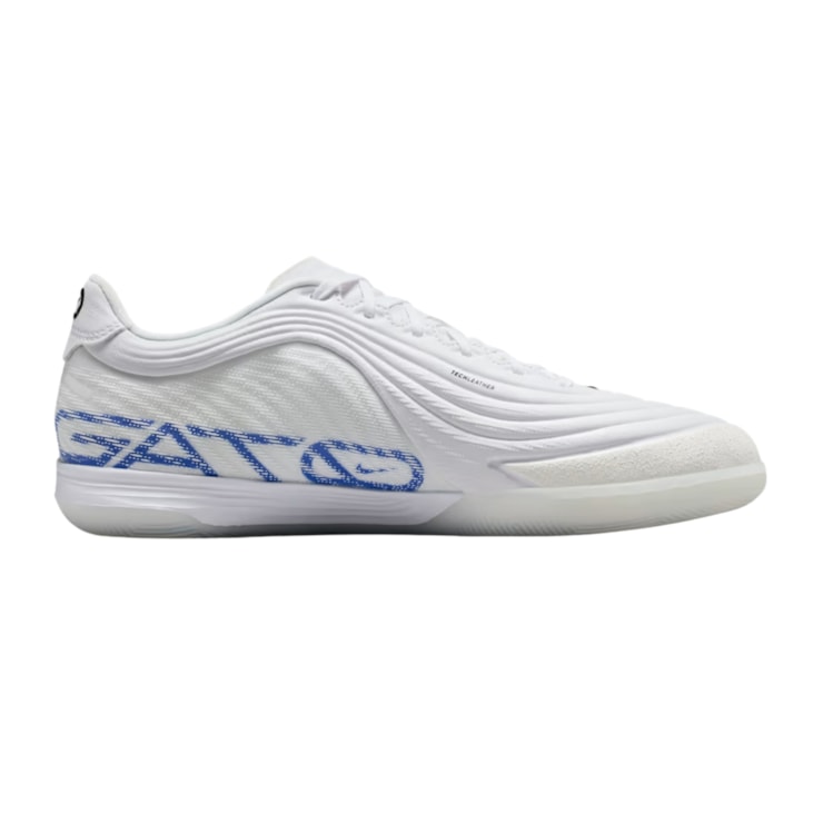 Chuteira Futsal Nike Tiempo Reactgato IC Masculina - Branca/Azul