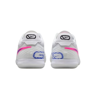Chuteira Futsal Nike Tiempo Reactgato IC Masculina - Branca/Azul