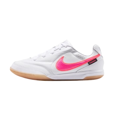 Chuteira Futsal Nike Tiempo Streetgato IC Infantil - Branca