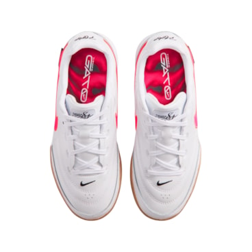 Chuteira Futsal Nike Tiempo Streetgato IC Infantil - Branca