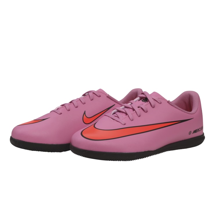 Chuteira Futsal Nike Vapor 16 Club Infantil - Rosa