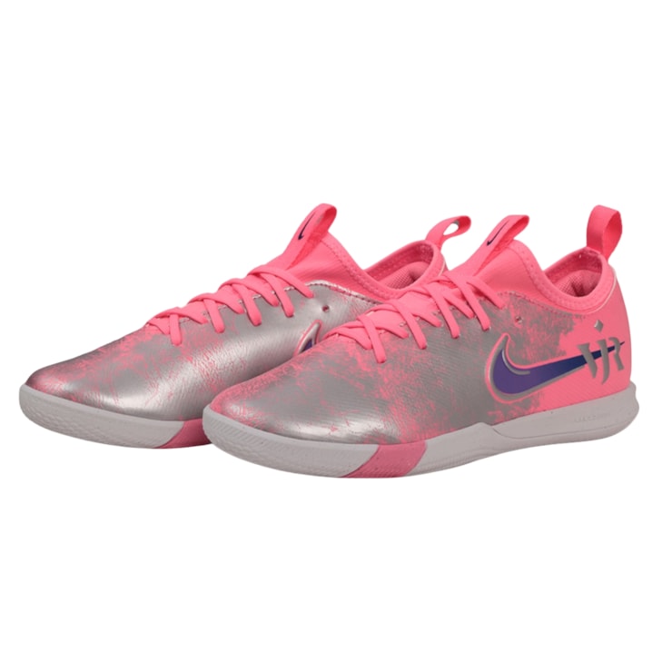 Chuteira Futsal Nike Vini Jr Zoom Vapor 16 Academy Infantil - Rosa