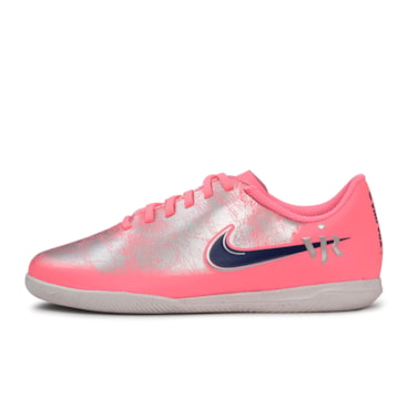 Chuteira Futsal Nike Vini Jr Zoom Vapor 16 Club Infantil - Rosa