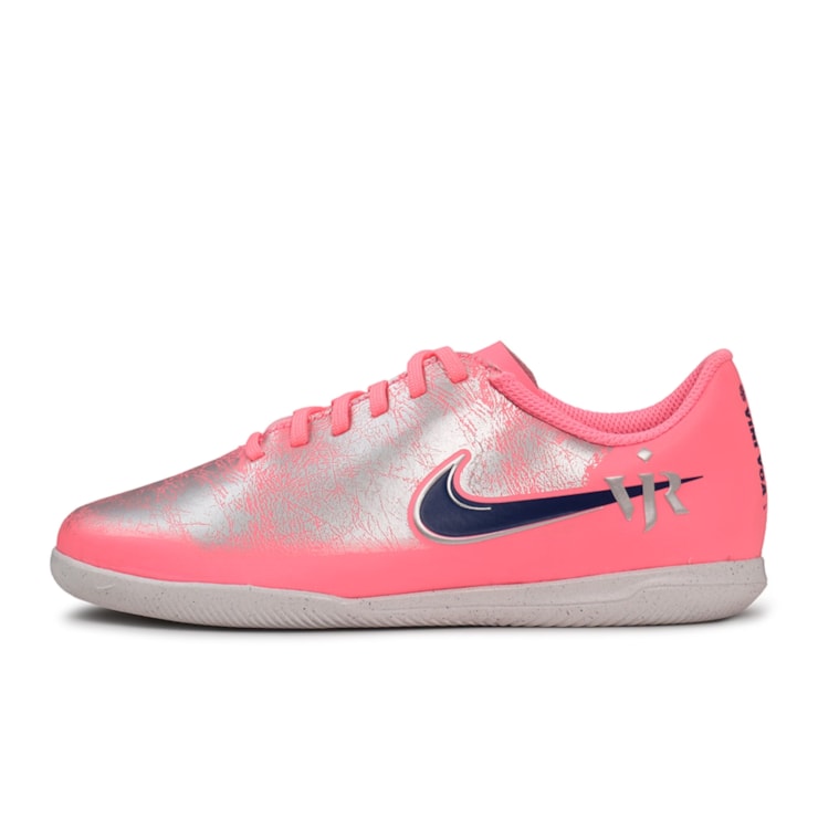 Chuteira Futsal Nike Vini Jr Zoom Vapor 16 Club Infantil - Rosa