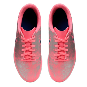 Chuteira Futsal Nike Vini Jr Zoom Vapor 16 Club Infantil - Rosa