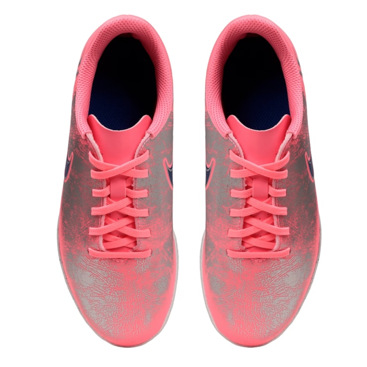 Chuteira Futsal Nike Vini Jr Zoom Vapor 16 Club Infantil - Rosa