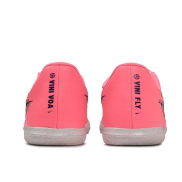 Chuteira Futsal Nike Vini Jr Zoom Vapor 16 Club Infantil - Rosa