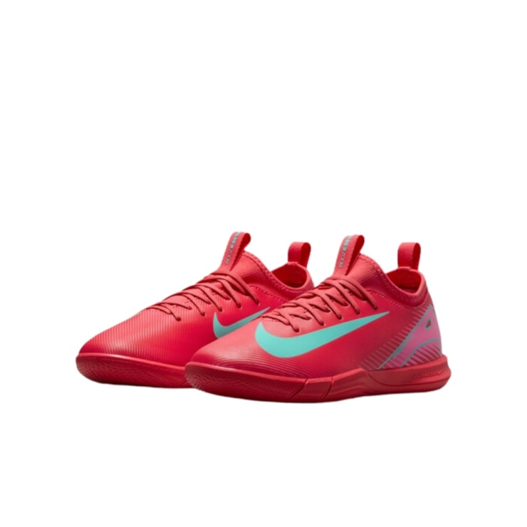 Chuteira Futsal Nike Zoom Mercurial Vapor 16 Academy Infantil - Vermelha
