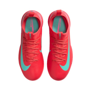 Chuteira Futsal Nike Zoom Mercurial Vapor 16 Academy Infantil - Vermelha