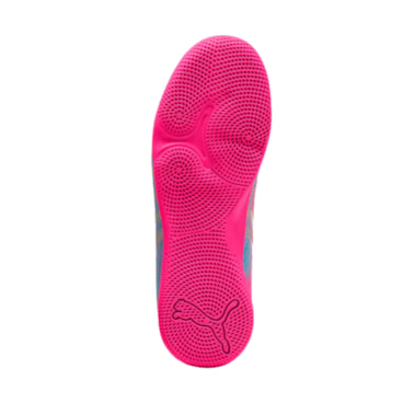 Chuteira Futsal Puma Future 9 Play  Infantil - Rosa