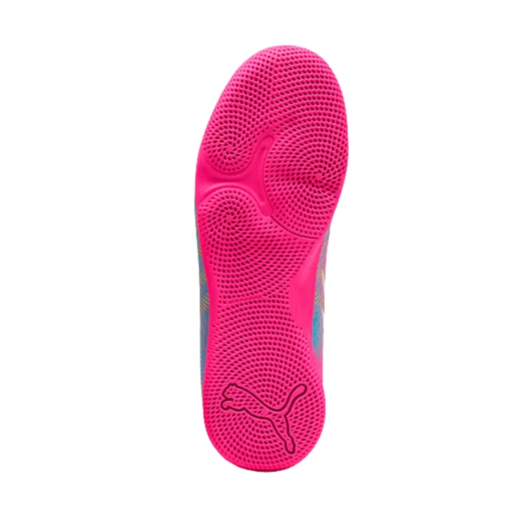 Chuteira Futsal Puma Future 9 Play  Infantil - Rosa
