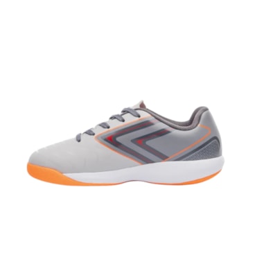 Chuteira Futsal Umbro Pro 5 Infantil - Grafite/Laranja