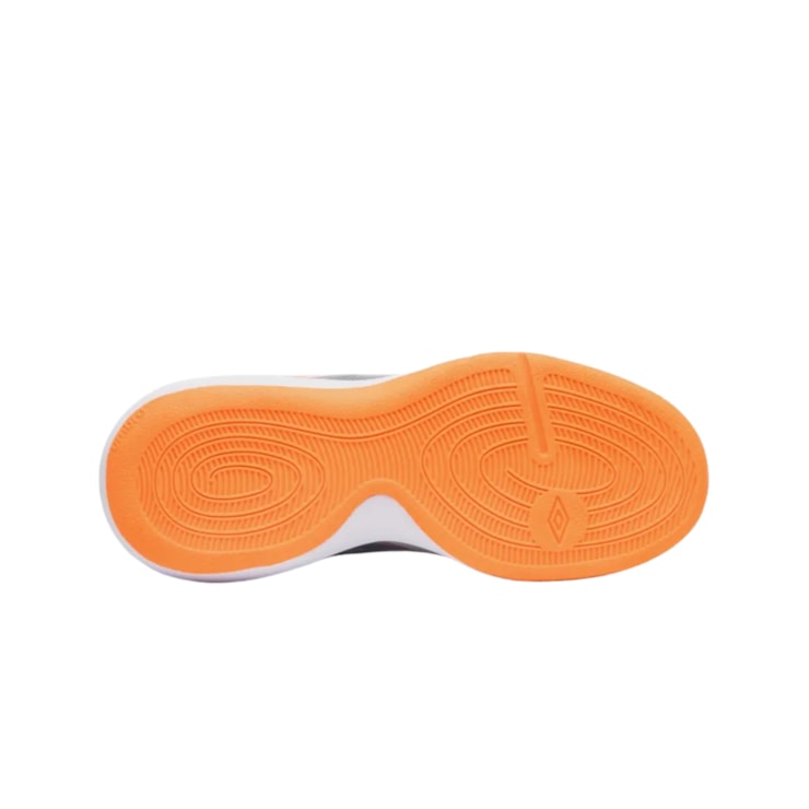 Chuteira Futsal Umbro Pro 5 Infantil - Grafite/Laranja