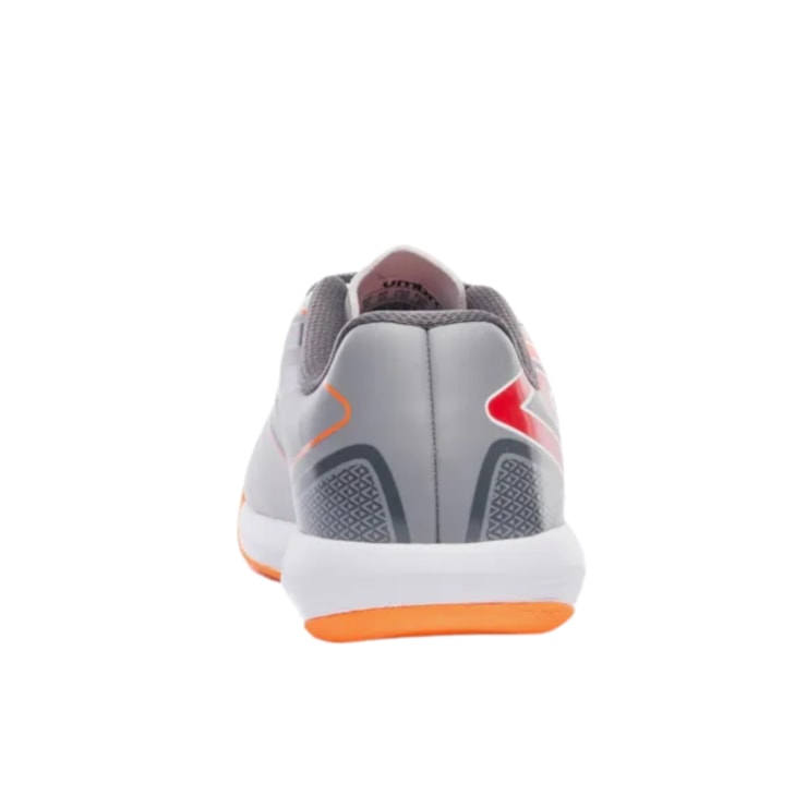 Chuteira Futsal Umbro Pro 5 Infantil - Grafite/Laranja