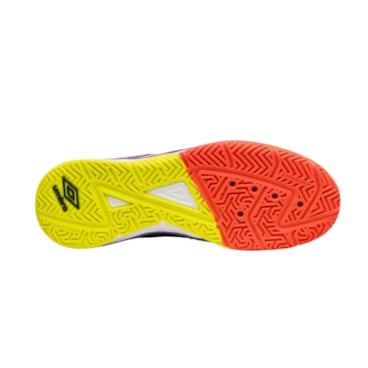 Chuteira Futsal Umbro Pro 5 Stable Masculina - Preta/Laranja