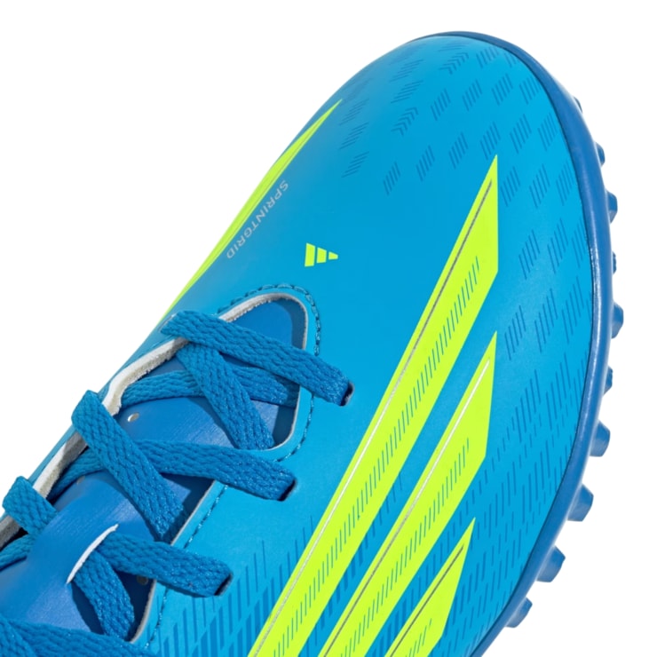 Chuteira Society Adidas F50 Club Infantil - Azul