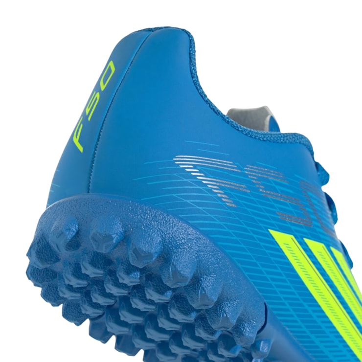 Chuteira Society Adidas F50 Club Infantil - Azul