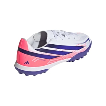 Chuteira Society Adidas F50 Hyperfast Club Infantil - Branca