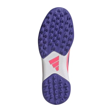 Chuteira Society Adidas F50 Hyperfast Club Infantil - Branca