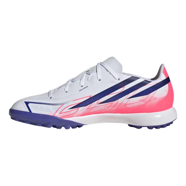 Chuteira Society Adidas F50 Hyperfast League Infantil - Branca