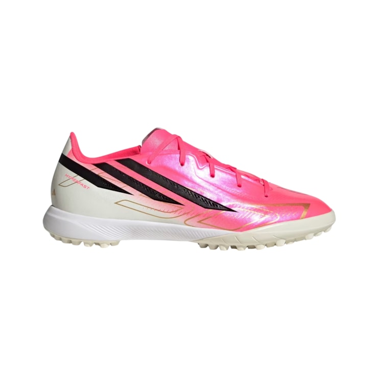 Chuteira Society Adidas F50 Hyperfast League Infantil - Rosa