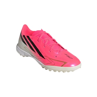 Chuteira Society  Adidas F50 Hyperfast League  Infantil - Rosa