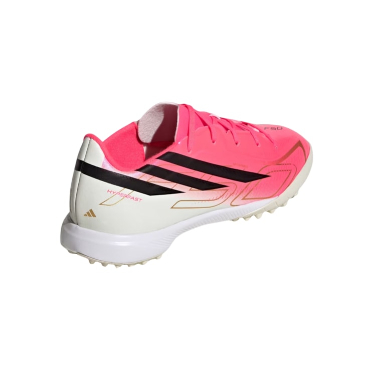 Chuteira Society Adidas F50 Hyperfast League Infantil - Rosa