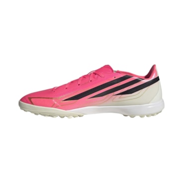Chuteira Society Adidas F50 Hyperfast League Masculina - Rosa