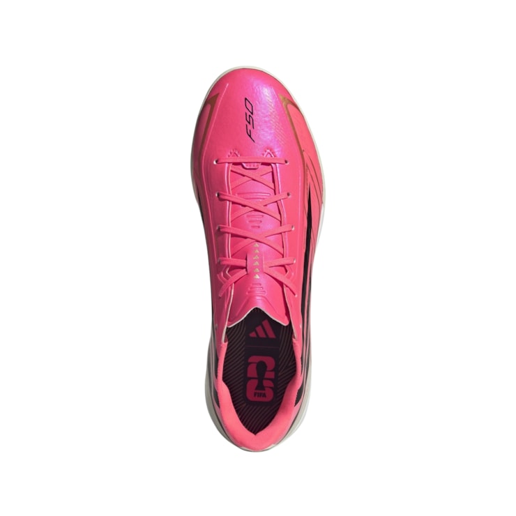 Chuteira Society Adidas F50 Hyperfast League Masculina - Rosa