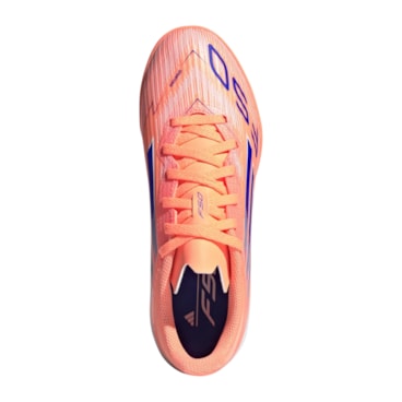 Chuteira Society Adidas F50 League Infantil - Laranja