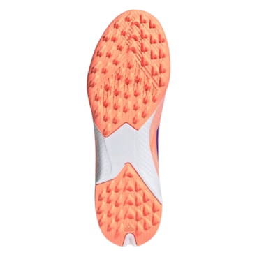 Chuteira Society Adidas F50 League Infantil - Laranja